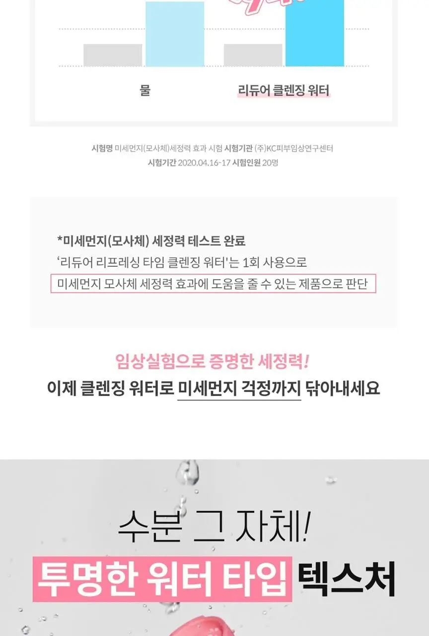 리듀어 리프레싱 타임 클렌징워터 더블 기획 (400ml+400ml) 상세페이지 8