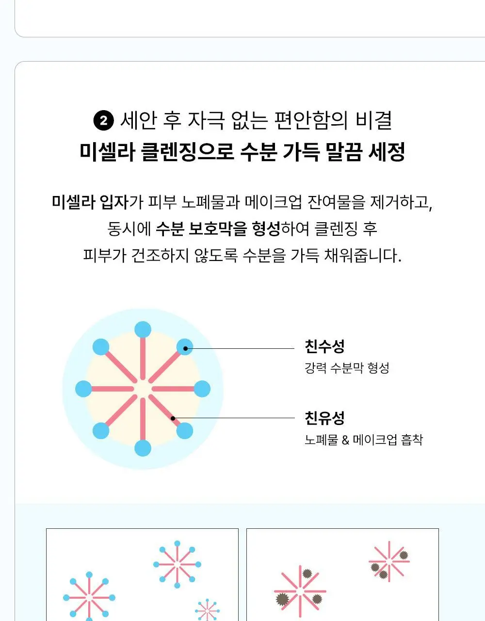 코스알엑스 약산성 나이아신아마이드 미셀라 클렌징워터 400ml 2입 기획 상세페이지 8