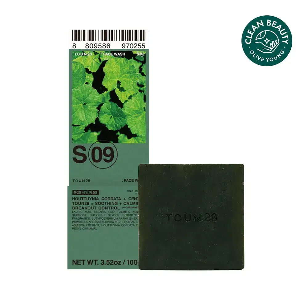 톤28 얼굴씻을거리 세안바 S9 (어성초&병풀) 100g