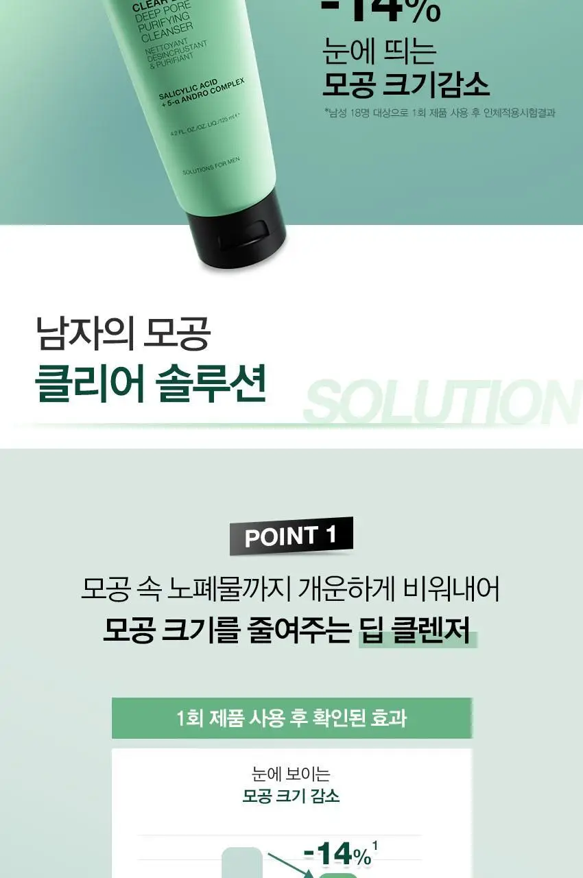 랩시리즈 클리어 LS 딥 포어 퓨리파잉 클렌저 125ml 상세페이지 8