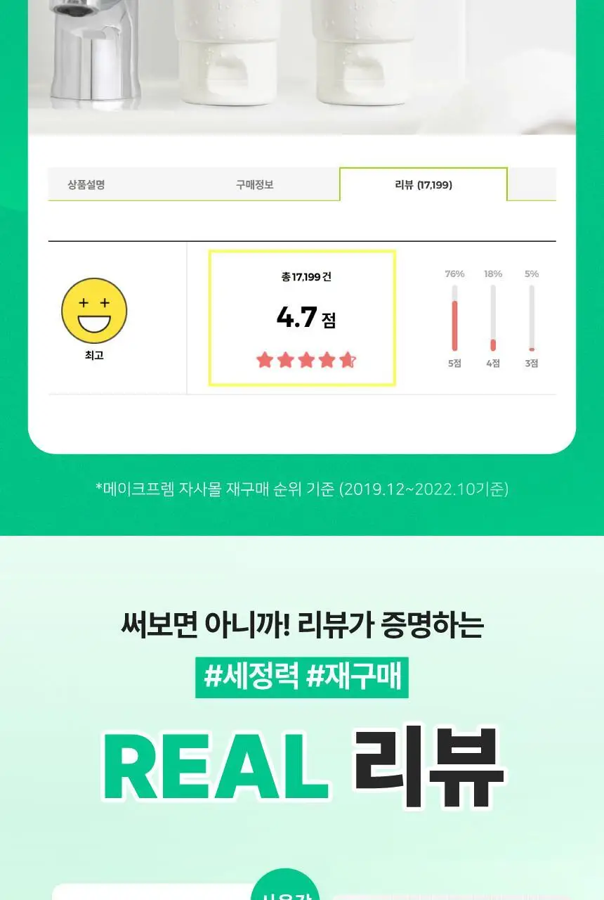 메이크프렘 모이스처 클렌징폼 150ml 1+1 기획 (+PDRN 클렌징밀크 21ml) 상세페이지 13