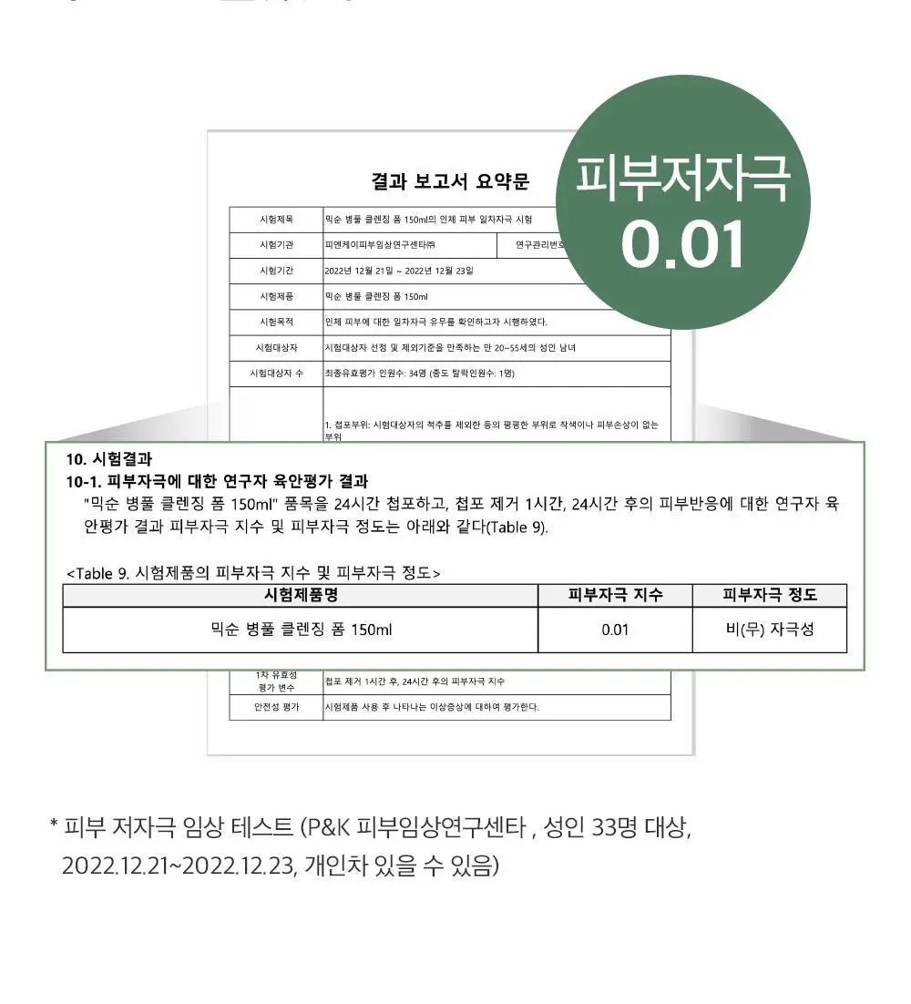 믹순 병풀 클렌징 폼 150ml 상세페이지 13