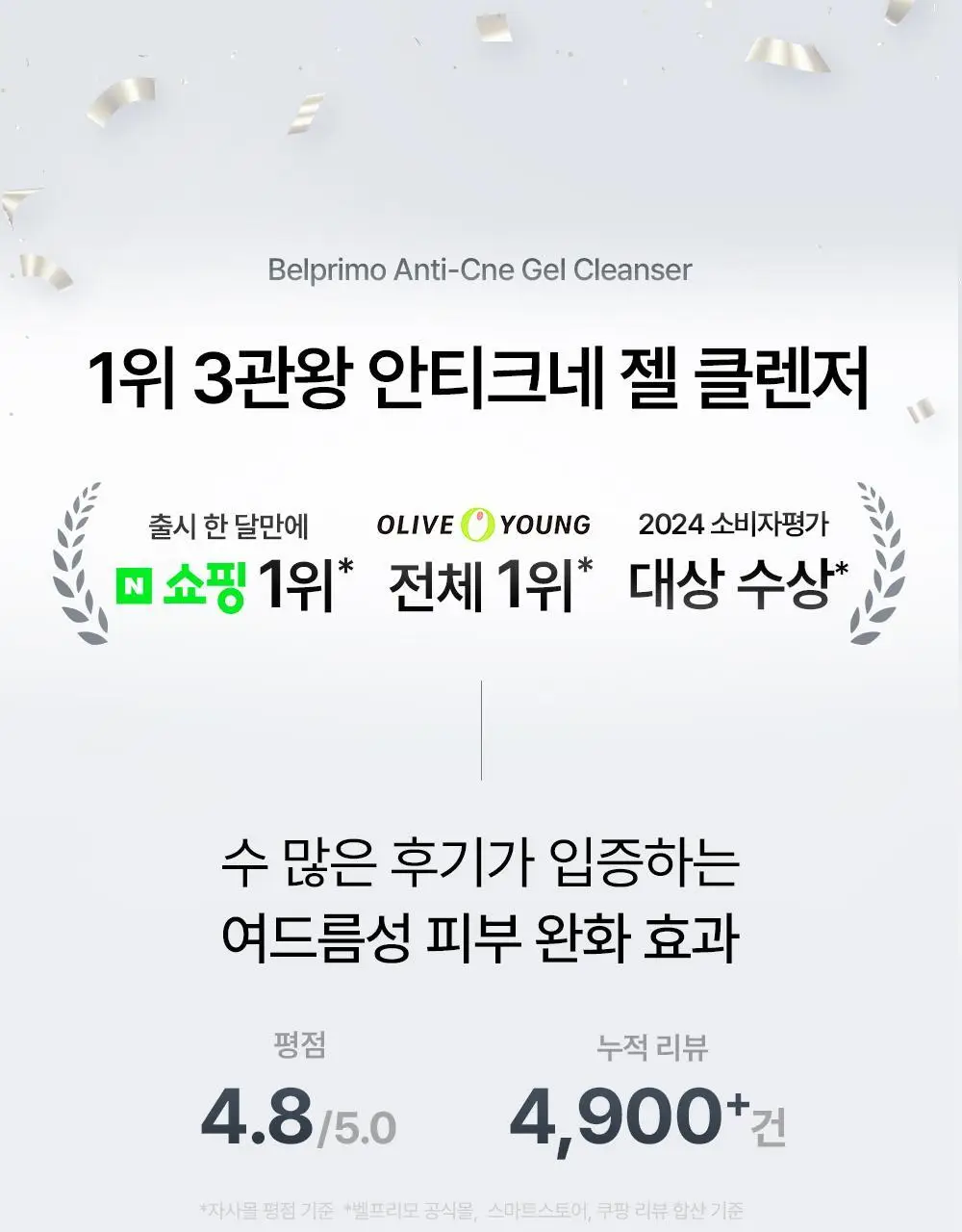 벨프리모 안티크네 약산성 젤클렌저 125g 기획 (+30g) 상세페이지 20
