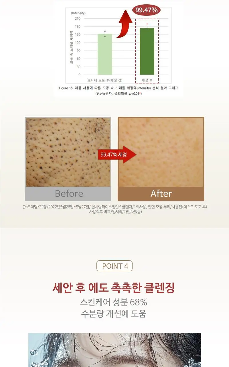 살사랑 라이스 밸런스 클렌저 4ml*20포 상세페이지 6