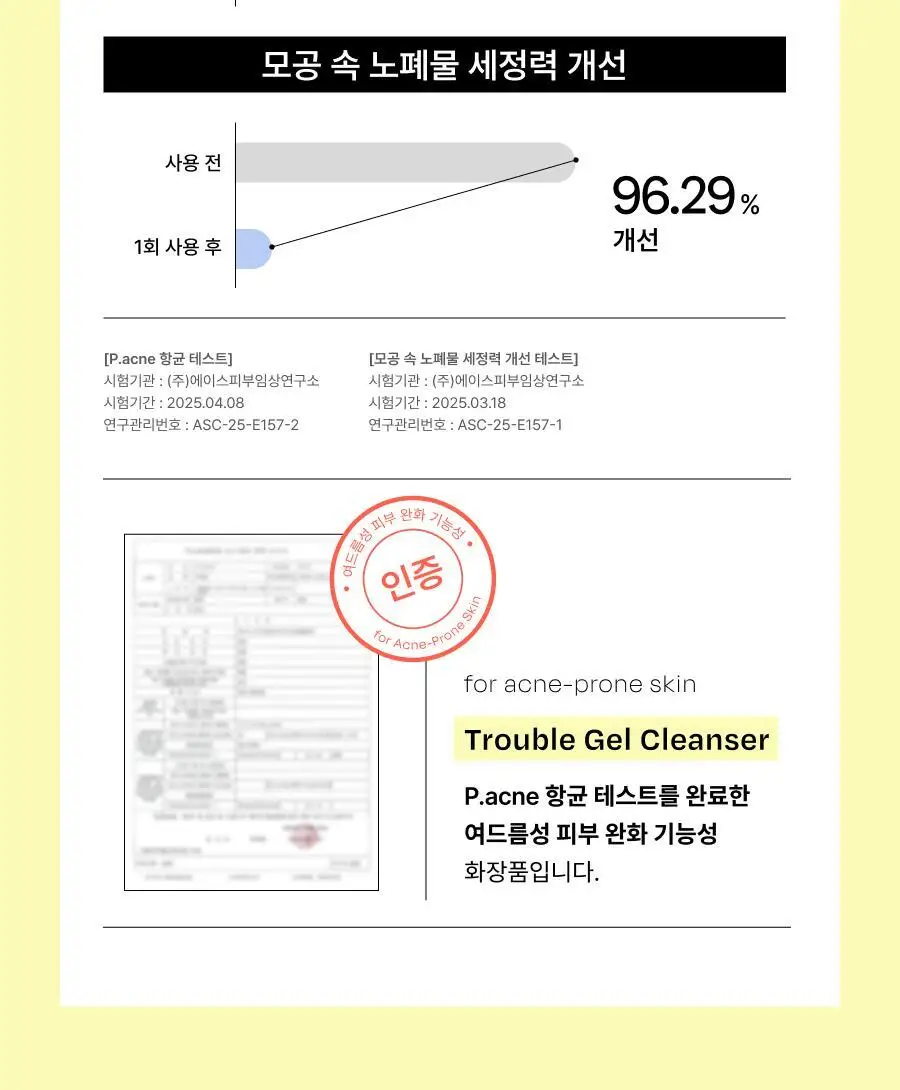 셀라딕스 트러블 클리어 약산성 젤클렌저 200ml 상세페이지 25