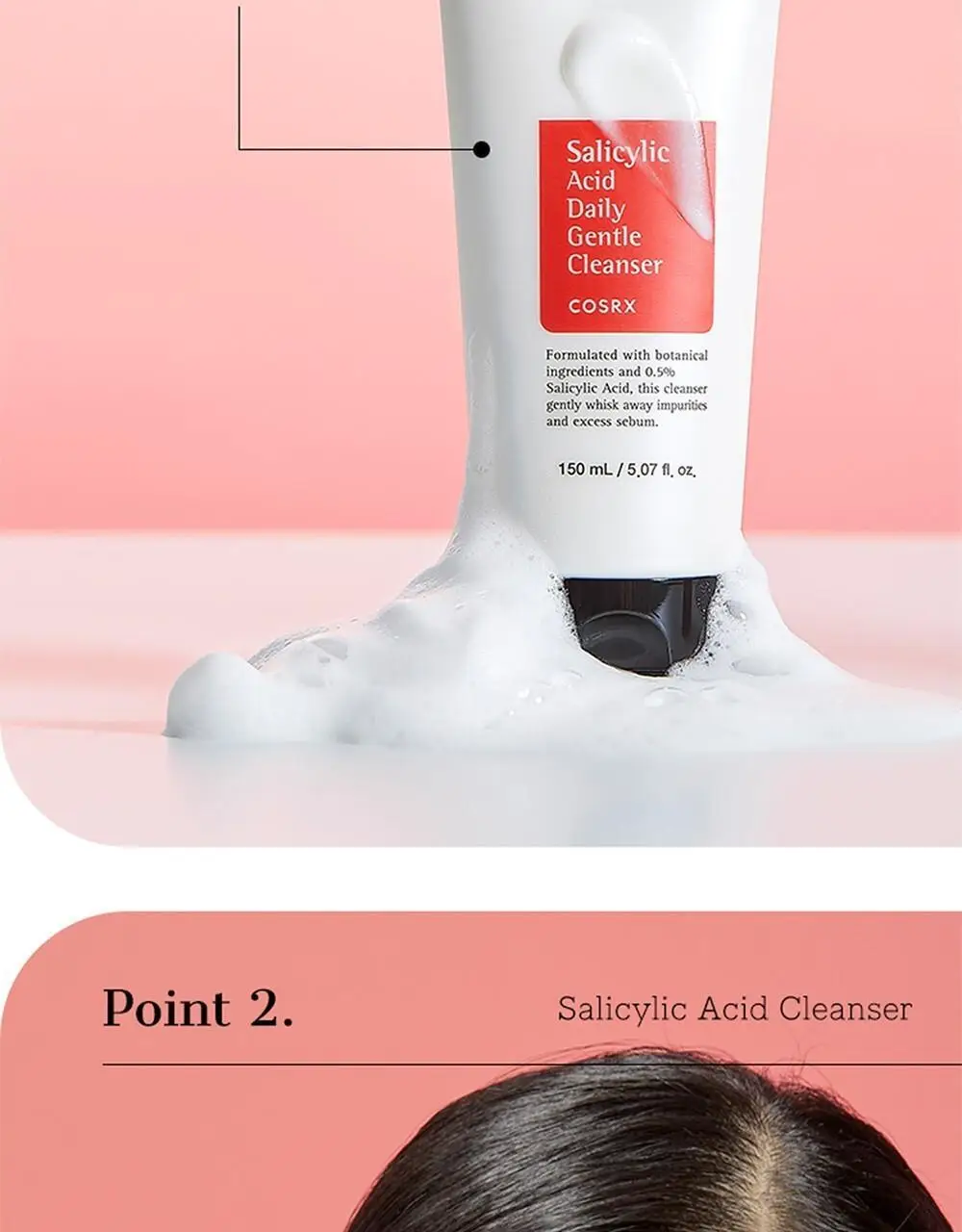 코스알엑스 살리실산 데일리 젠틀 클렌저 150ml 상세페이지 6