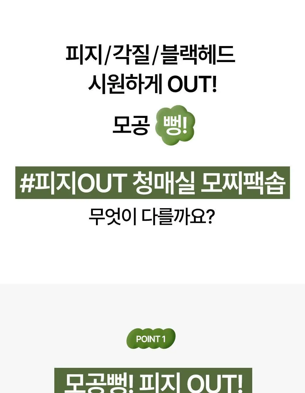 CKD 그린플럼 아하바하 피지제로 팩솝 클렌저 130g (+모공브러시 증정) 상세페이지 10