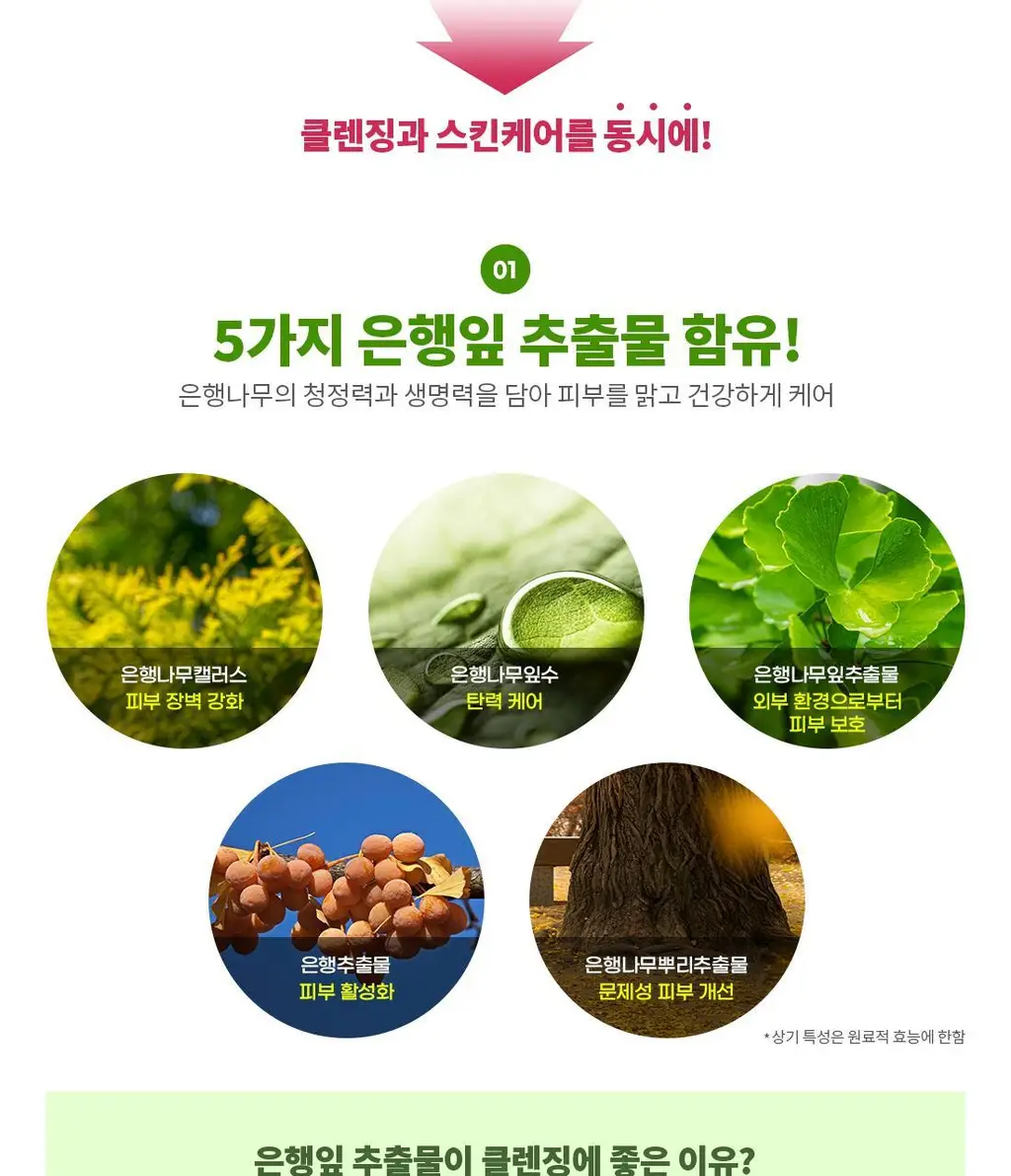 참존 징코 수딩 앤 클렌징 티슈 70매 상세페이지 6