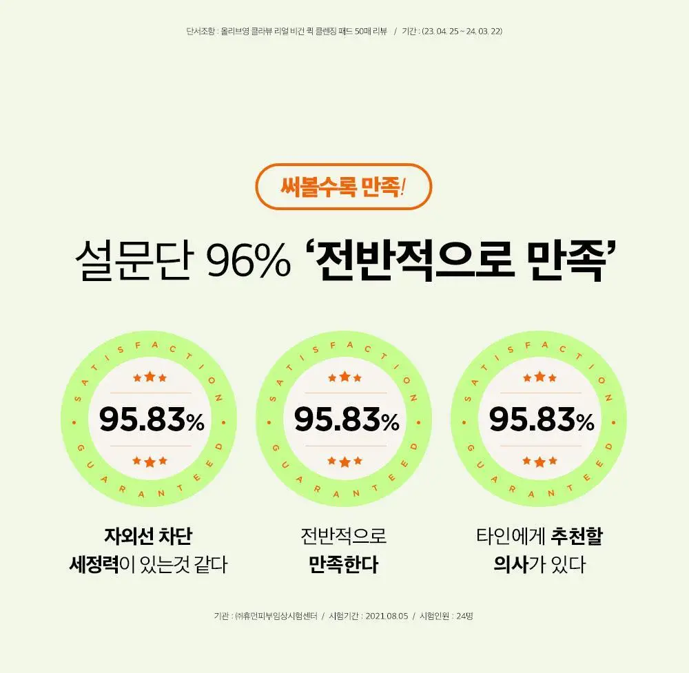 클라뷰 리얼 비건 퀵 클렌징 패드 50매 상세페이지 6