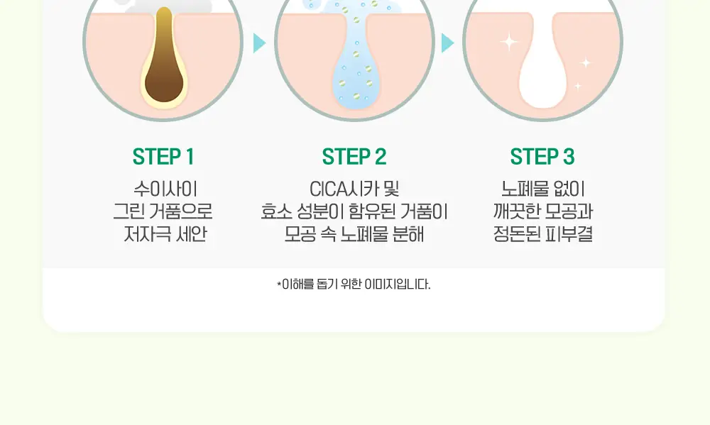 수이사이 뷰티 클리어 그린/핑크 파우더워시 4종 택1 (15개입/32개입) 상세페이지 12