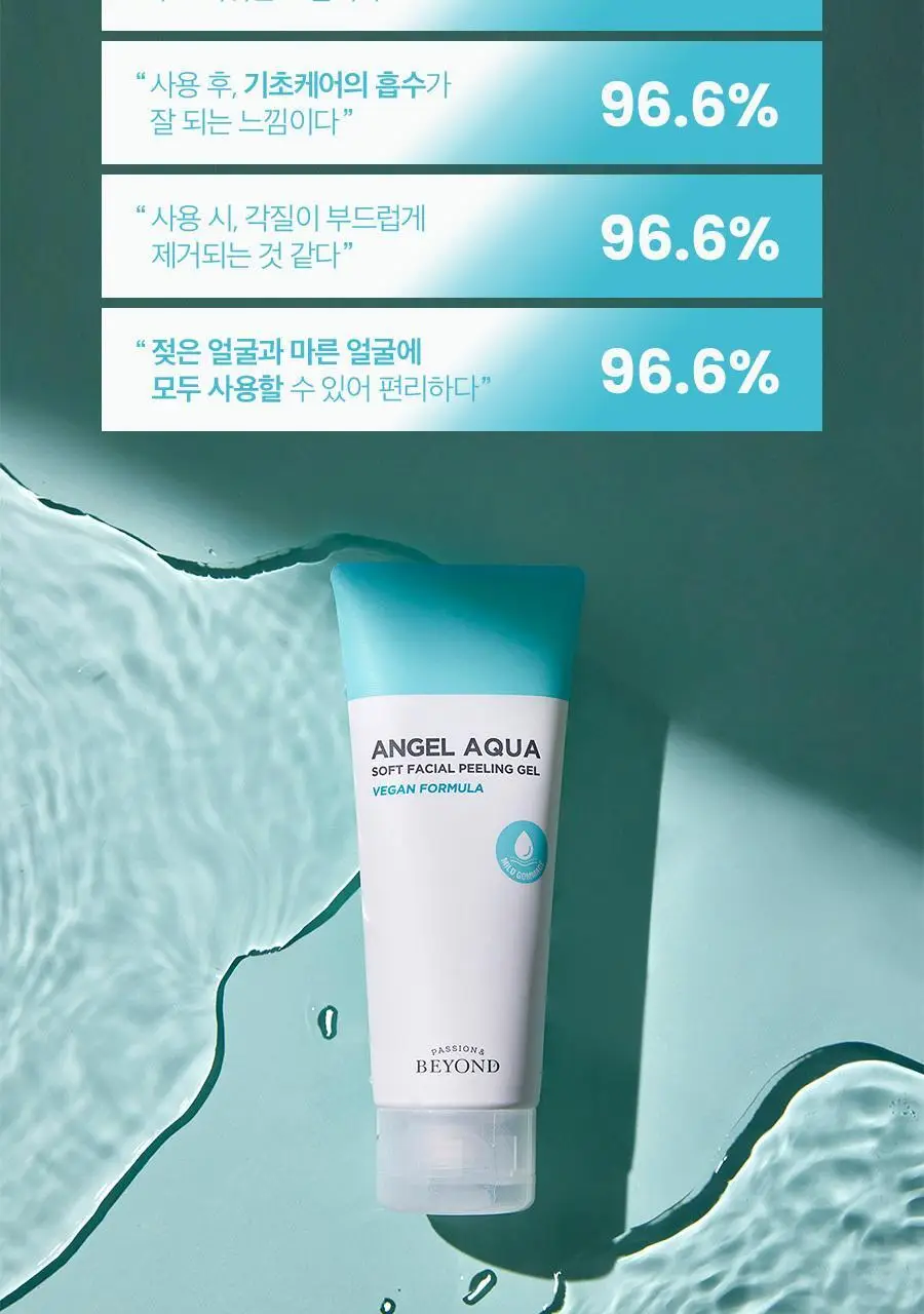 비욘드 엔젤아쿠아 소프트 페이셜 필링젤 더블기획(100mlX2입)(비건) 상세페이지 6