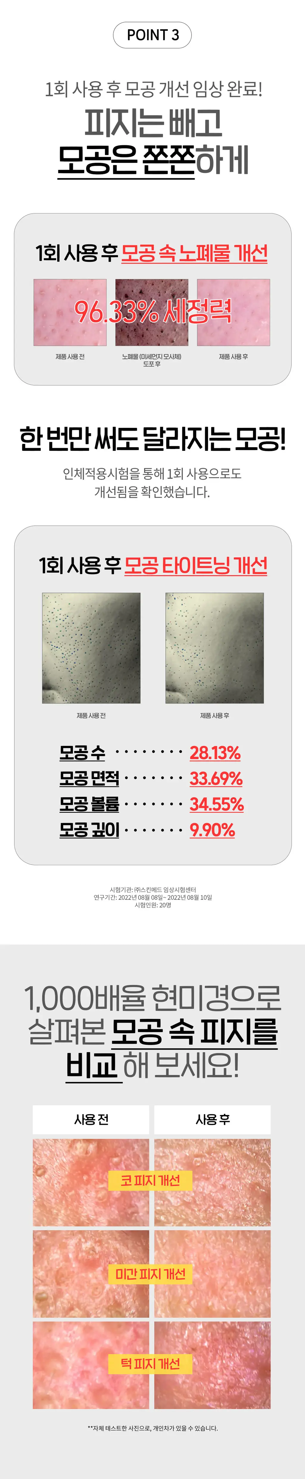 닥터원더 원더 블랙헤드 석션워터 150ml 상세페이지 22