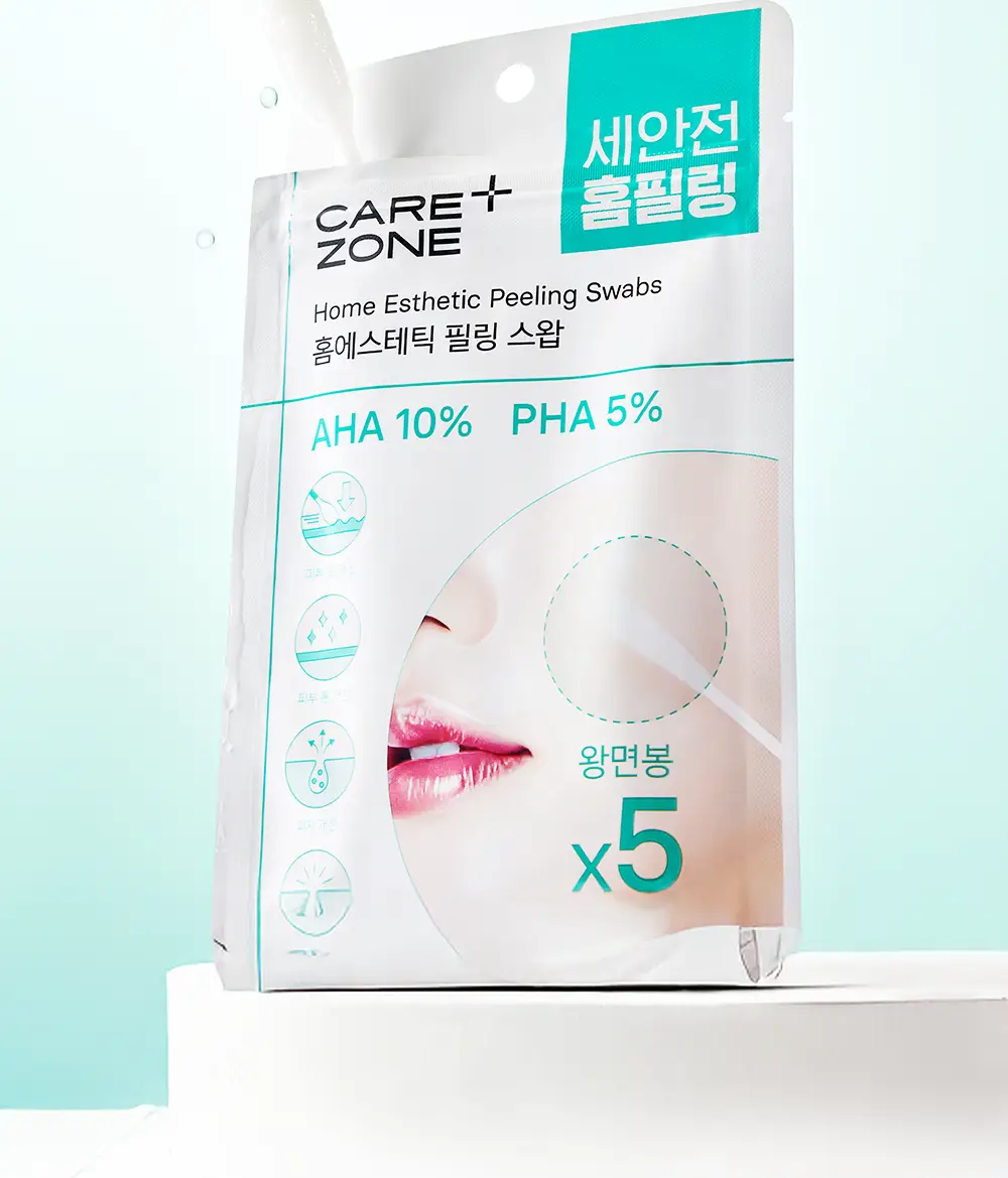 케어존 홈에스테틱 필링 스왑 5입 상세페이지 7