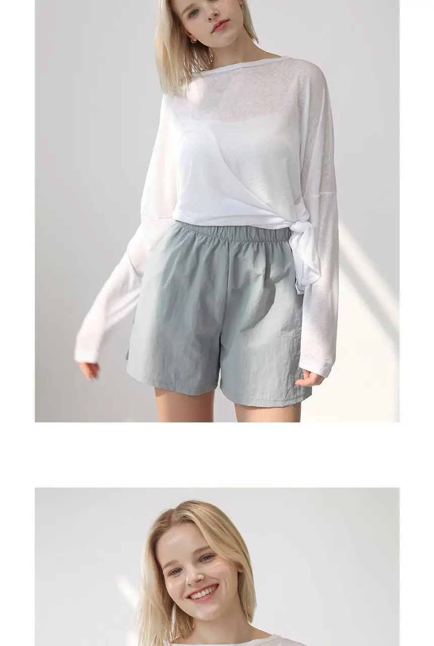 바스락 밴딩 와이드 팬츠 반바지 (5 colors) 상세페이지 10