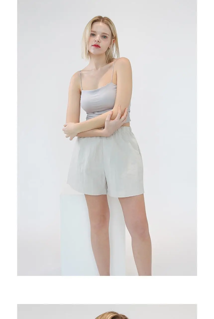 바스락 밴딩 와이드 팬츠 반바지 (5 colors) 상세페이지 26