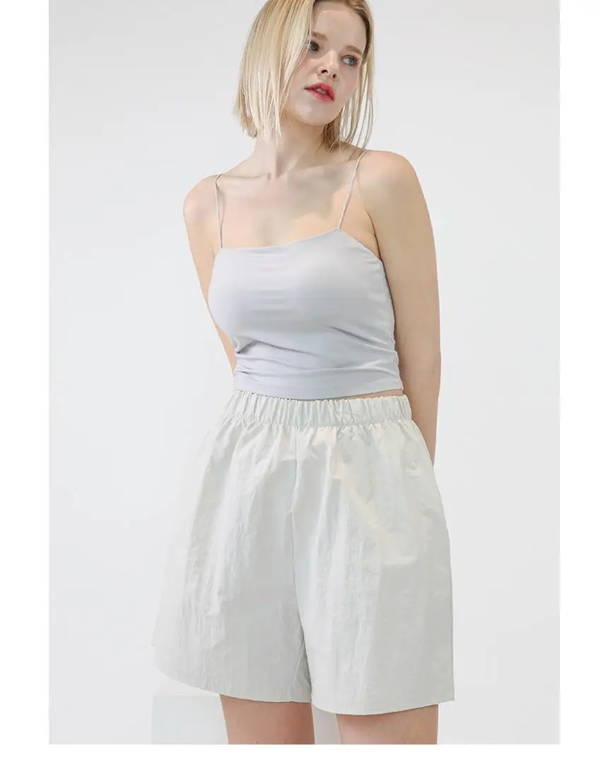 바스락 밴딩 와이드 팬츠 반바지 (5 colors) 상세페이지 27