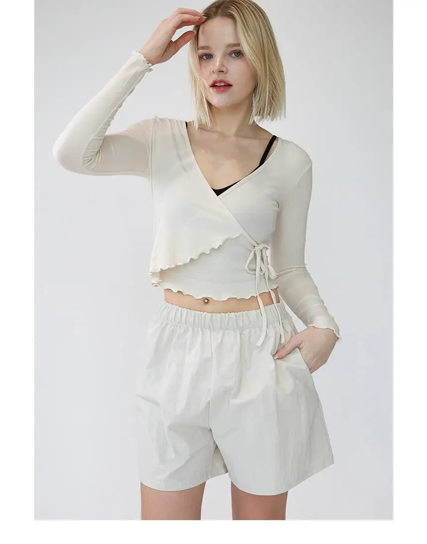 바스락 밴딩 와이드 팬츠 반바지 (5 colors) 상세페이지 30