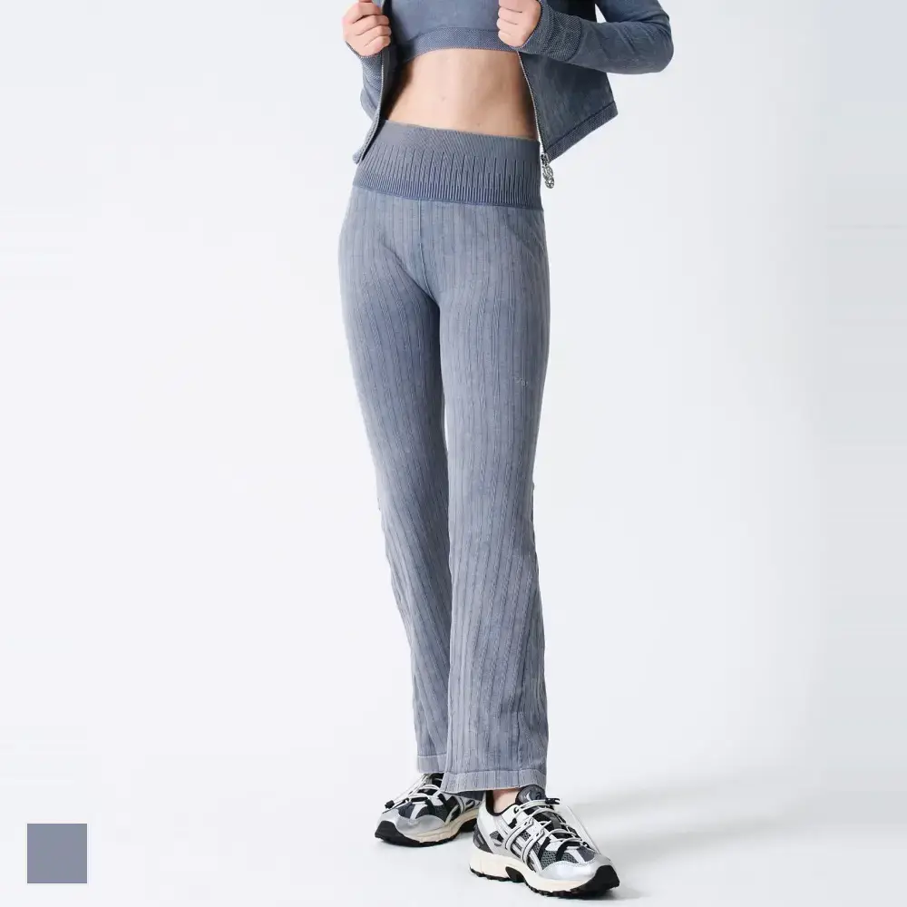 베리시 올텐션 레깅스 리브드 부츠컷