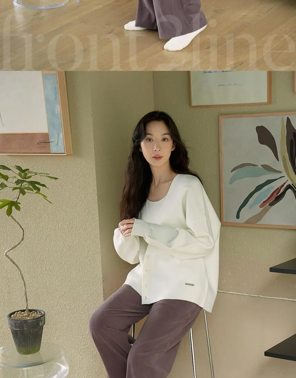 프론투라인 벨루노 와이드 팬츠 상세페이지 2