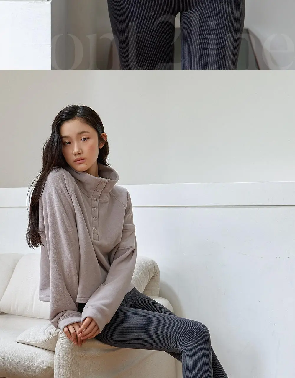 프론투라인 소프트웜 크롭 아노락 상세페이지 2
