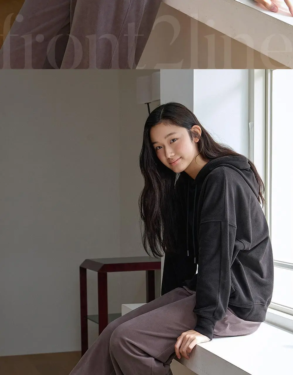 프론투라인 소프트웜 플리스 후드티 상세페이지 2