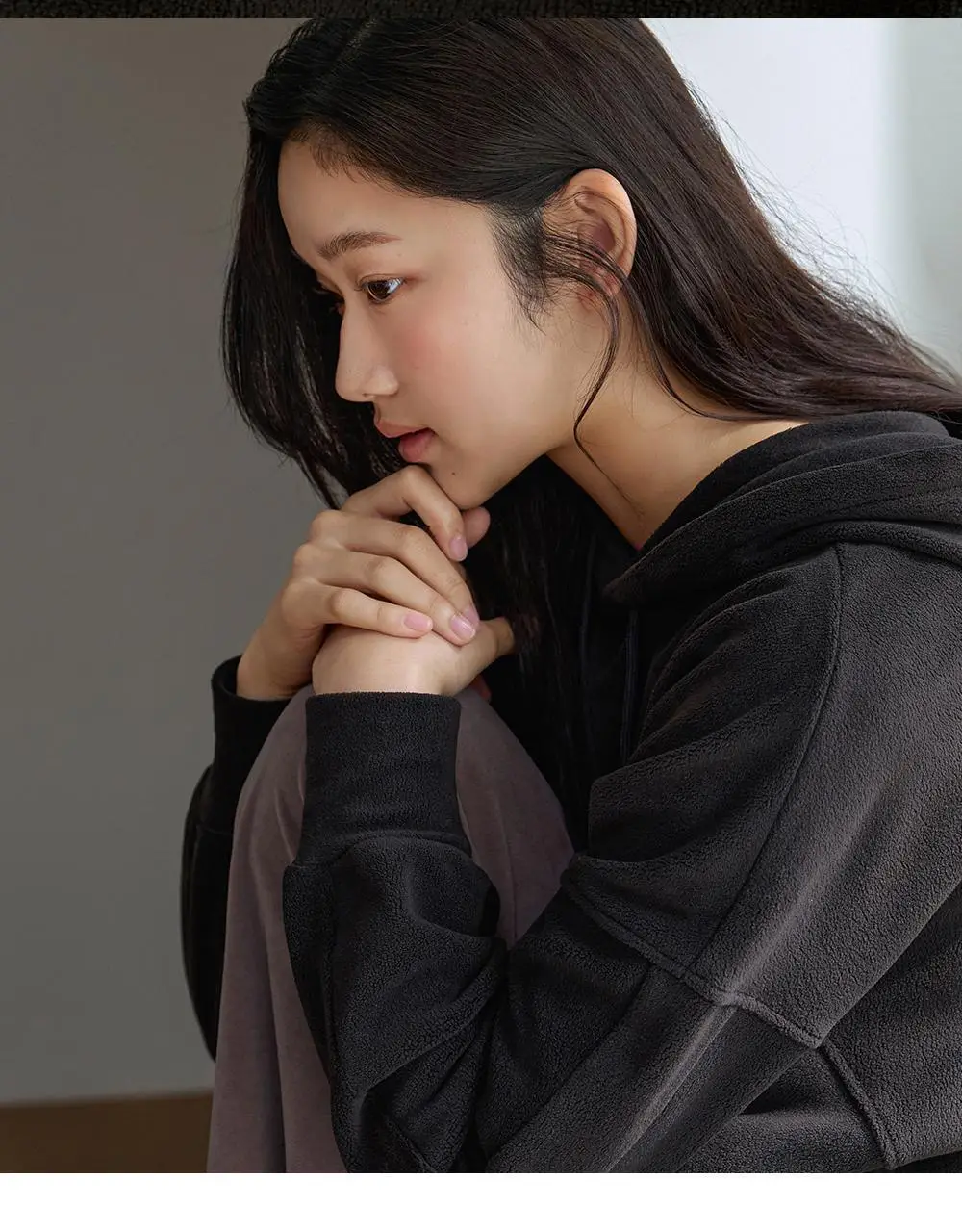 프론투라인 소프트웜 플리스 후드티 상세페이지 5