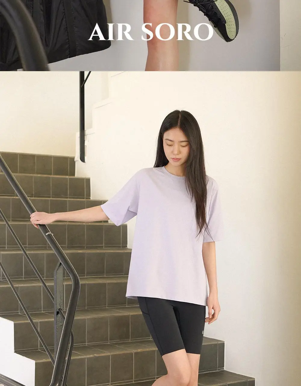 프론투라인 에어소로 오버핏 티셔츠 상세페이지 2