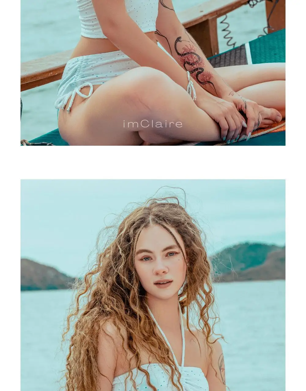 아이엠클레어 데이지 셔링 비키니 3 Color 상세페이지 18