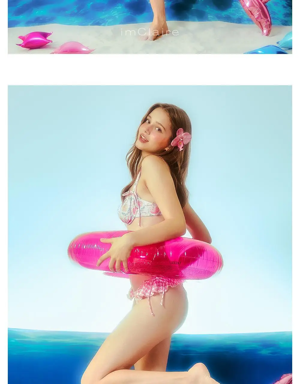 아이엠클레어 로지 보우 비키니 세트 상세페이지 2
