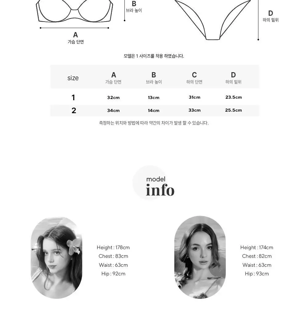 아이엠클레어 로지 보우 비키니 세트 상세페이지 18