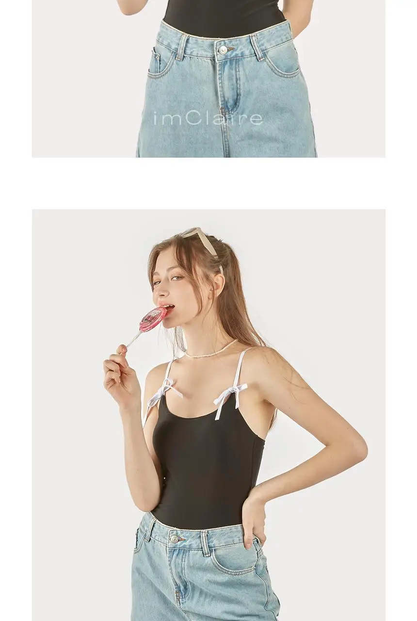 아이엠클레어 리본 스트랩 포인트 모노키니 수영복 상세페이지 24