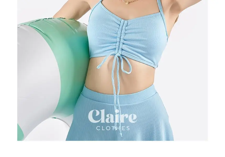 아이엠클레어 셔링 비키니 볼레로 스커트 수영복 4pcs 2 Color 상세페이지 7