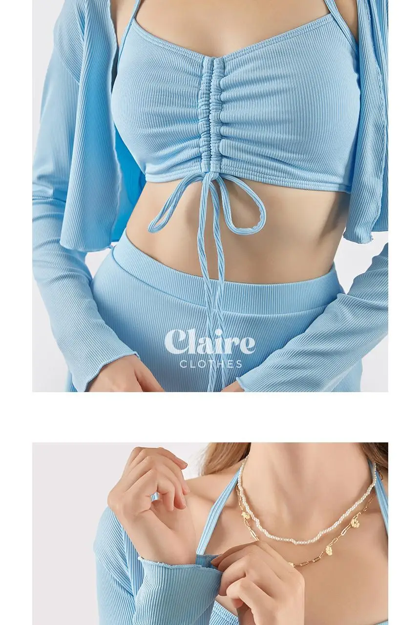 아이엠클레어 셔링 비키니 볼레로 스커트 수영복 4pcs 2 Color 상세페이지 13