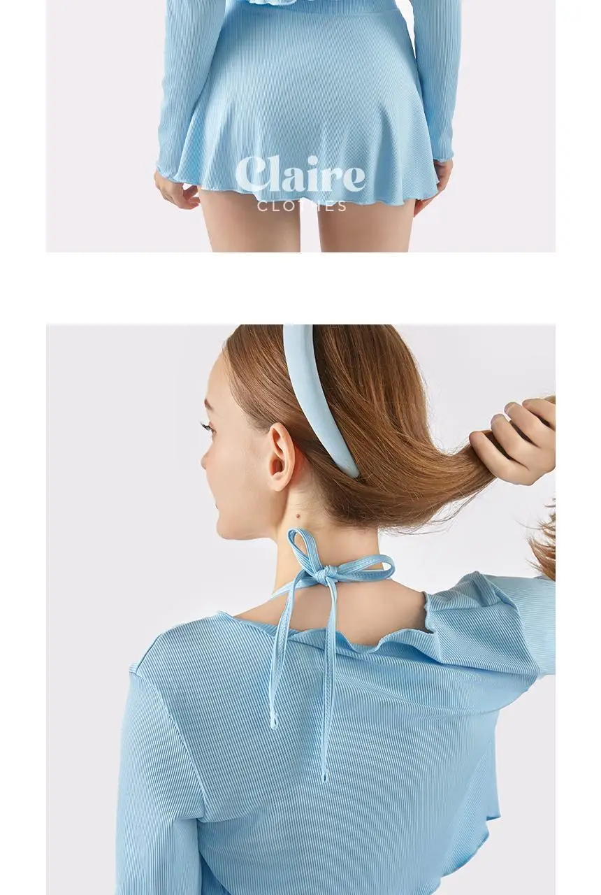 아이엠클레어 셔링 비키니 볼레로 스커트 수영복 4pcs 2 Color 상세페이지 15