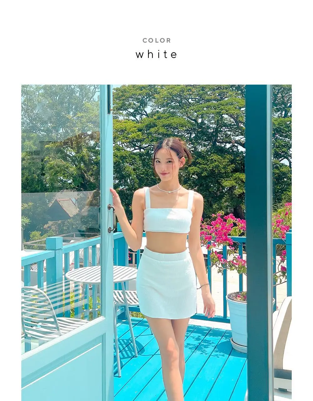 아이엠클레어 스퀘어넥 비비드 비키니 힙커버 세트 수영복 4 Color 상세페이지 37