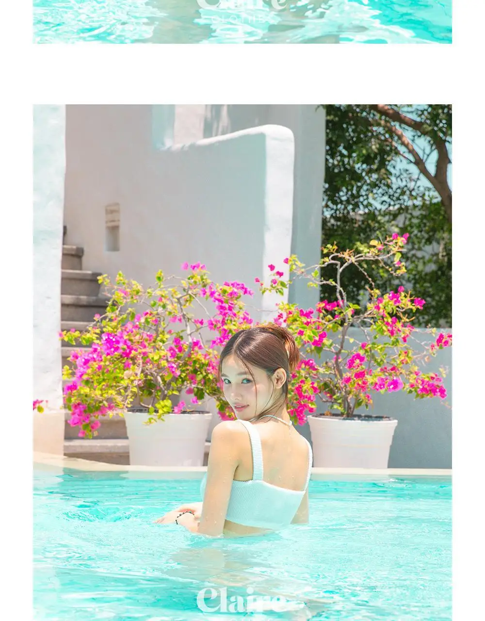 아이엠클레어 스퀘어넥 비비드 비키니 힙커버 세트 수영복 4 Color 상세페이지 42