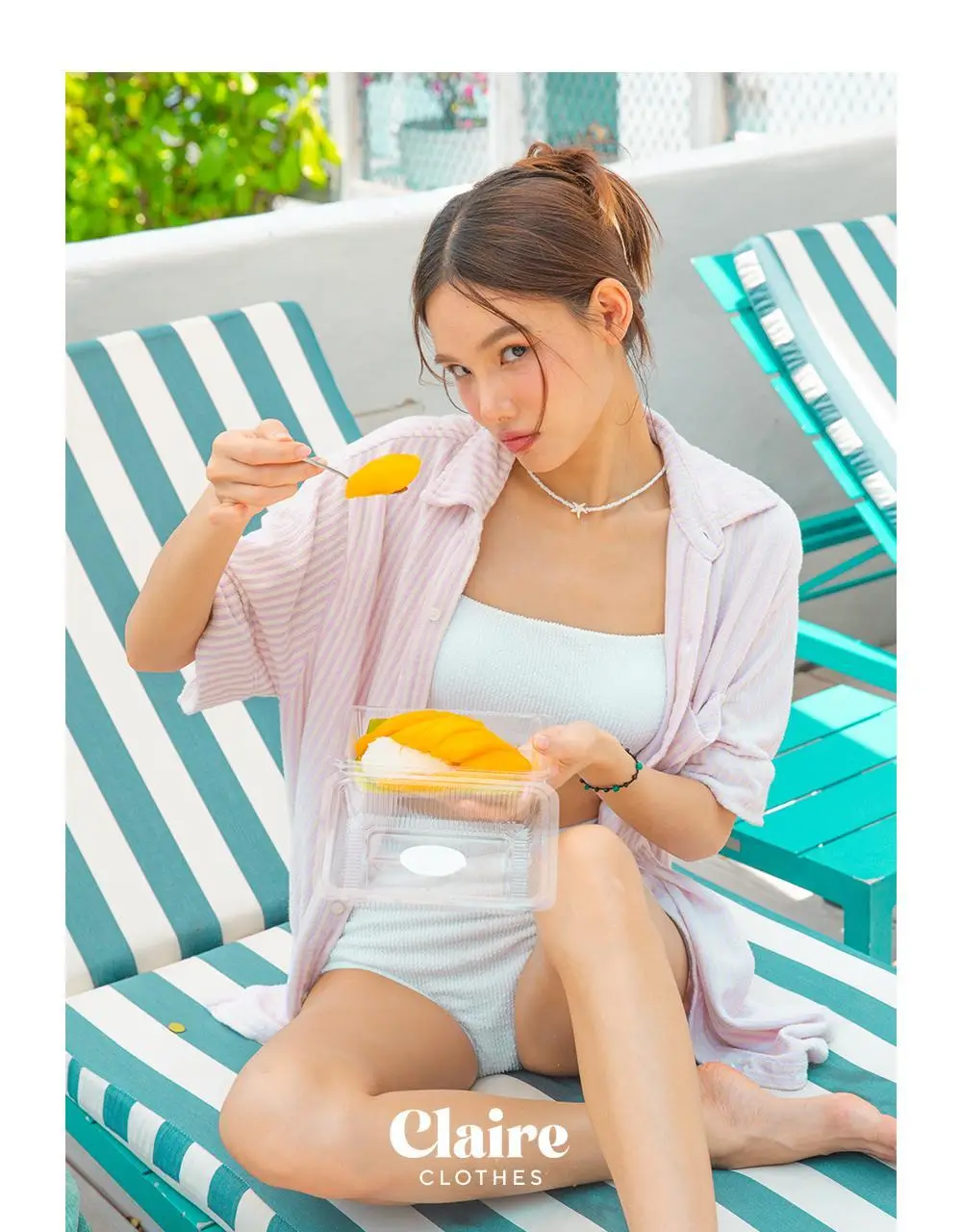 아이엠클레어 스퀘어넥 비비드 비키니 힙커버 세트 수영복 4 Color 상세페이지 50
