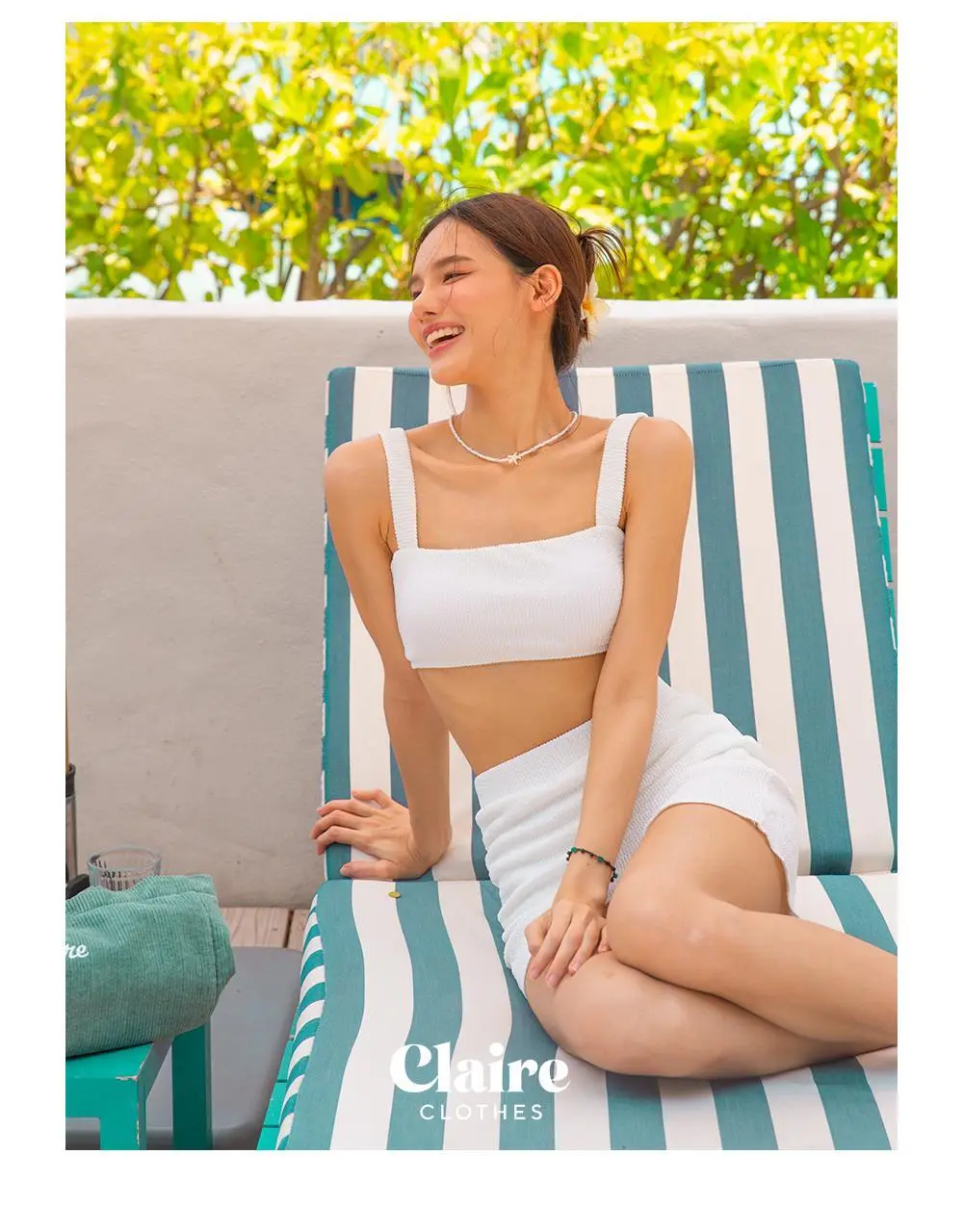 아이엠클레어 스퀘어넥 비비드 비키니 힙커버 세트 수영복 4 Color 상세페이지 54