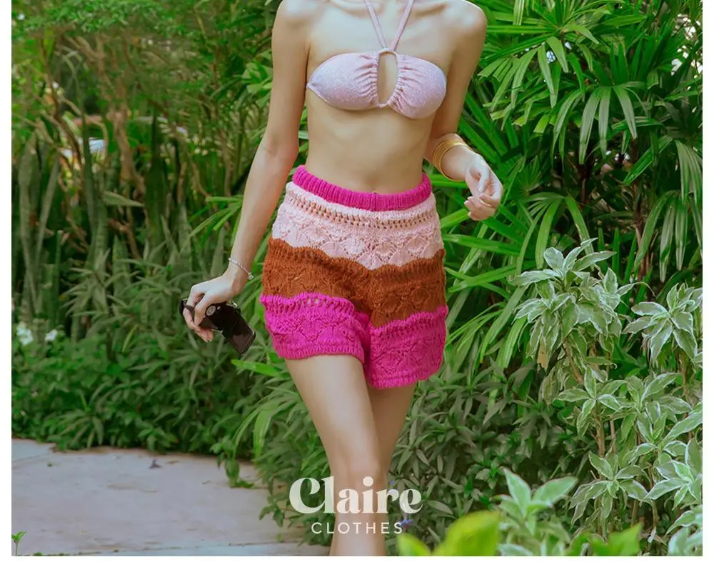 아이엠클레어 펄 샤인 홀터 비키니 힙커버 세트 수영복 3 Color 상세페이지 13