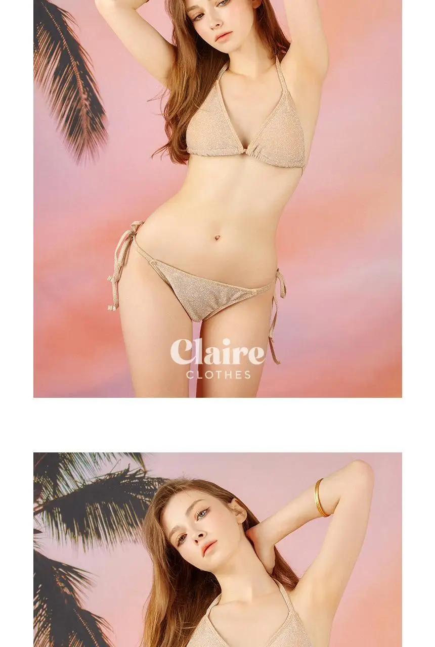 아이엠클레어 펄 샤인 홀터 비키니 힙커버 세트 수영복 3 Color 상세페이지 22