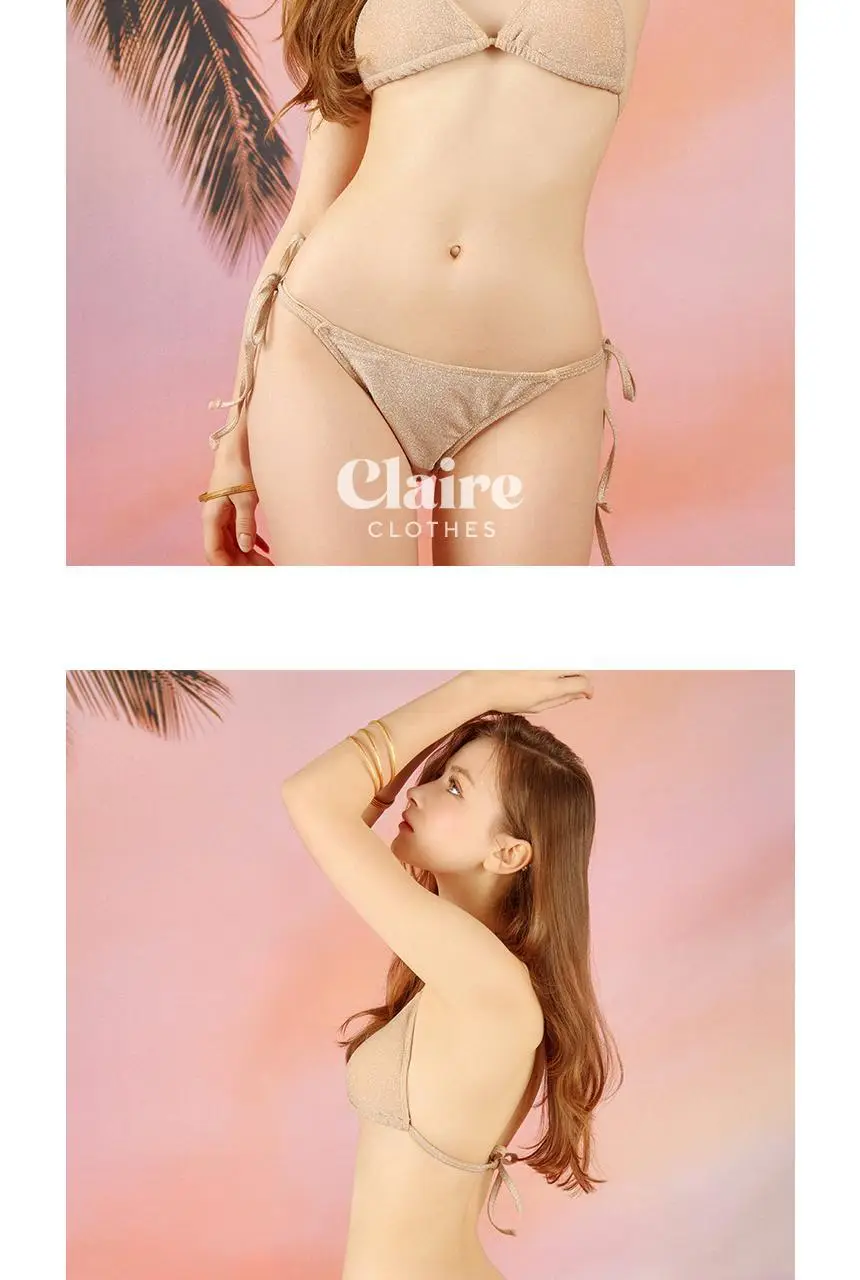 아이엠클레어 펄 샤인 홀터 비키니 힙커버 세트 수영복 3 Color 상세페이지 23