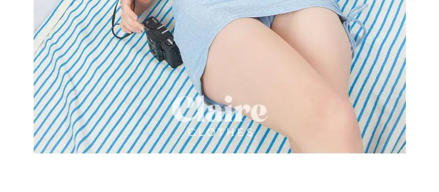 아이엠클레어 펄 샤인 홀터 비키니 힙커버 세트 수영복 3 Color 상세페이지 30