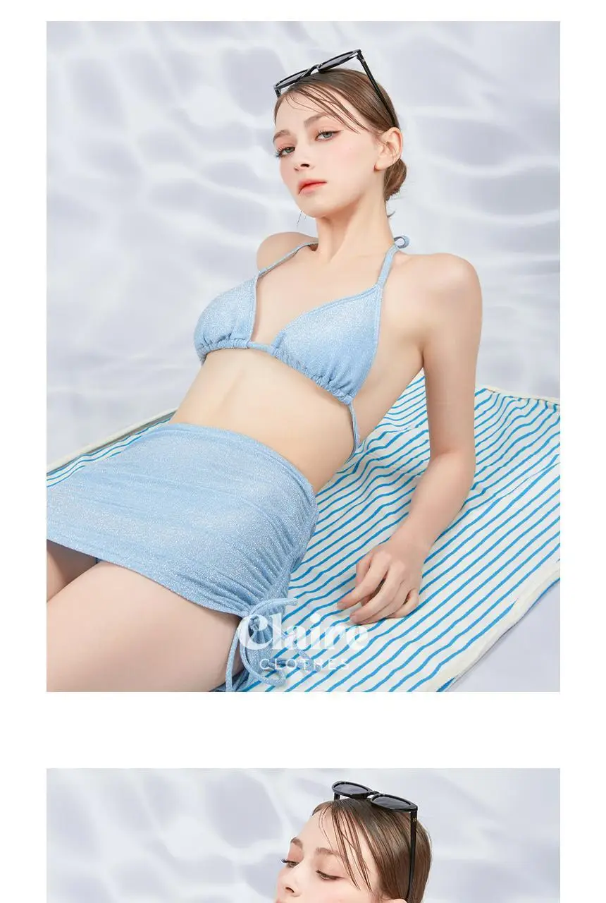 아이엠클레어 펄 샤인 홀터 비키니 힙커버 세트 수영복 3 Color 상세페이지 31