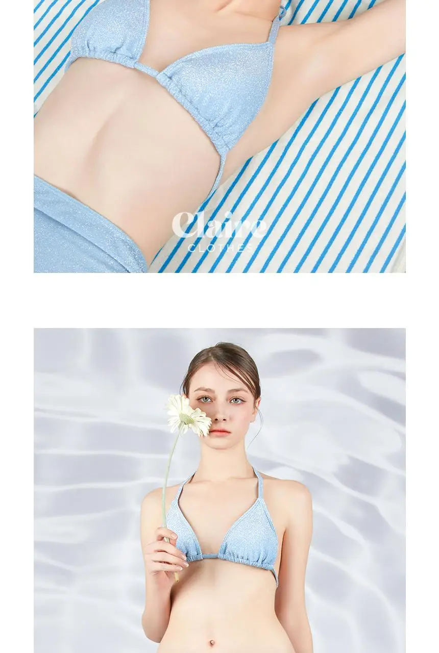 아이엠클레어 펄 샤인 홀터 비키니 힙커버 세트 수영복 3 Color 상세페이지 33