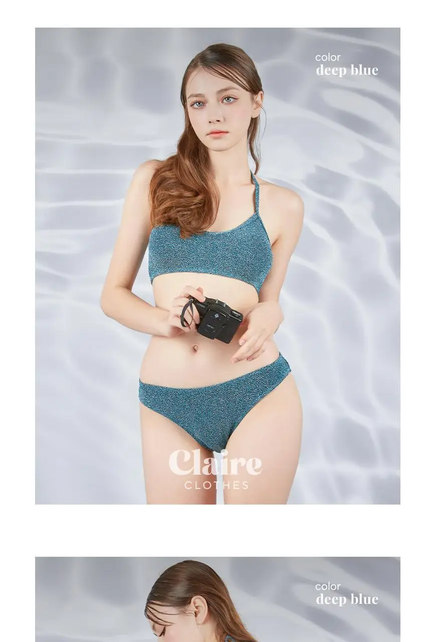 아이엠클레어 프렌치 홀터 비키니 스플릿 3pcs 비키니 수영복 상세페이지 3