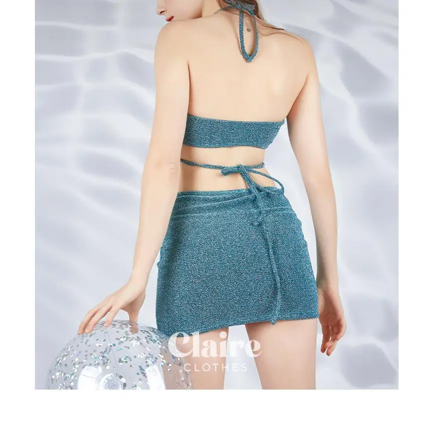 아이엠클레어 프렌치 홀터 비키니 스플릿 3pcs 비키니 수영복 상세페이지 4