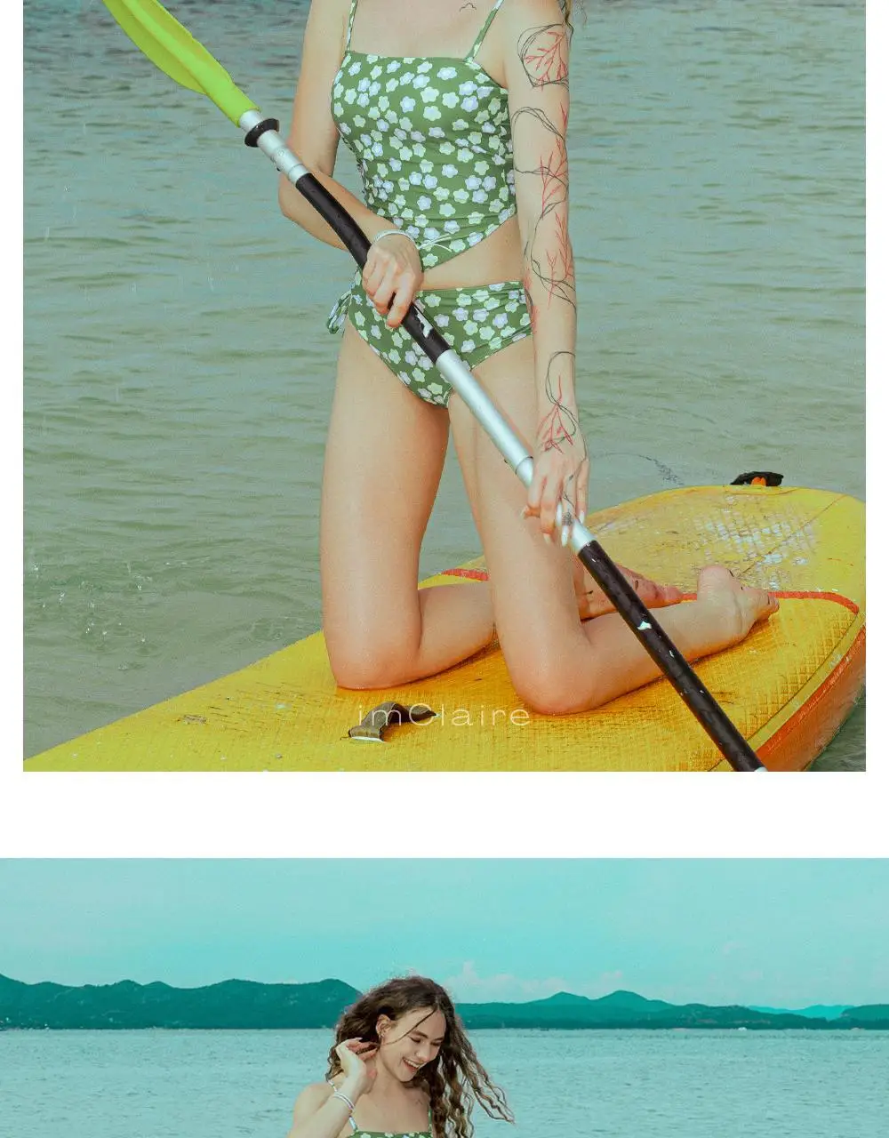 아이엠클레어 플라워 뷔스티에 비키니 2 Color 상세페이지 4