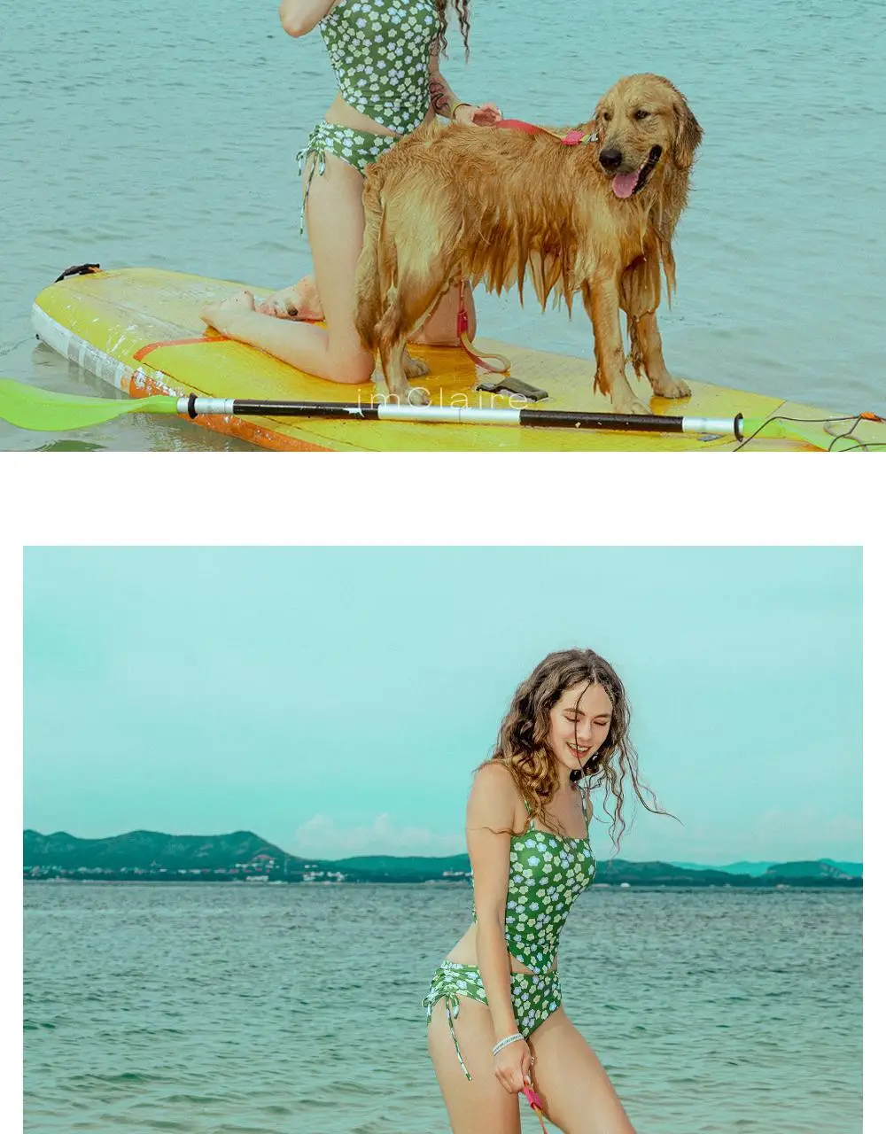 아이엠클레어 플라워 뷔스티에 비키니 2 Color 상세페이지 5