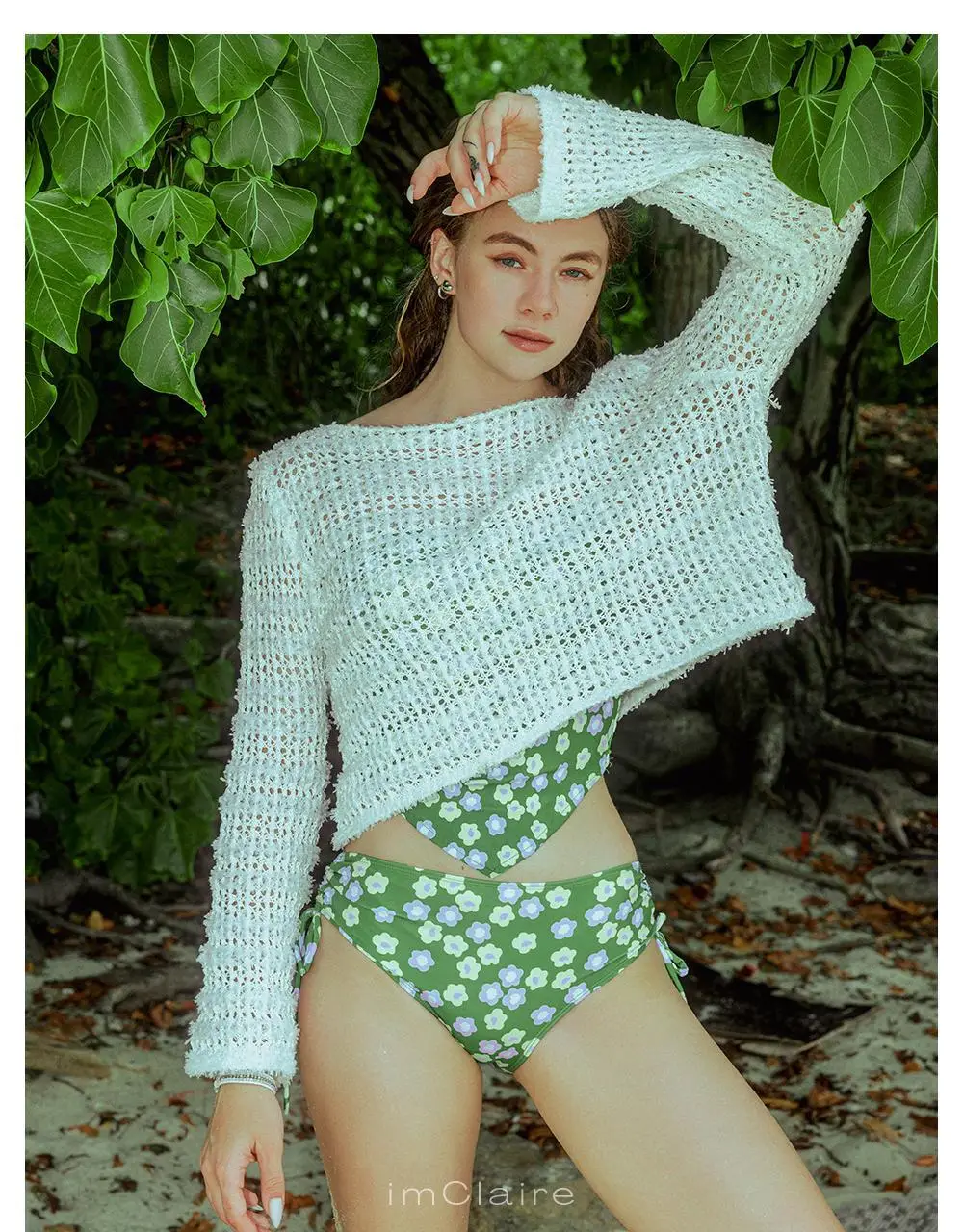 아이엠클레어 플라워 뷔스티에 비키니 2 Color 상세페이지 12