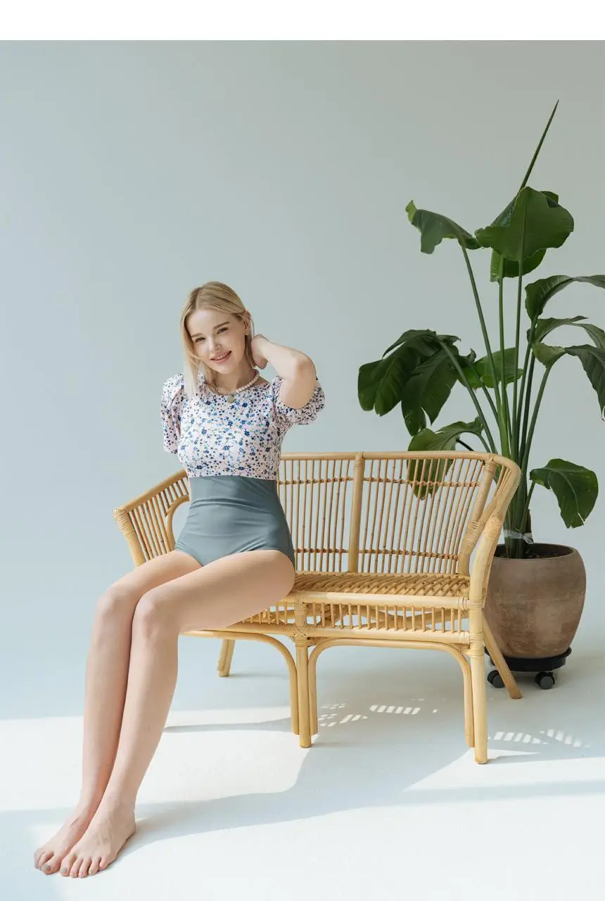 플라워 패턴 리본 포인트 원피스 수영복 상세페이지 15